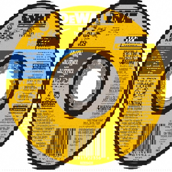 Cut-Off Wheel: Type 1 (01/41), 4-1/2