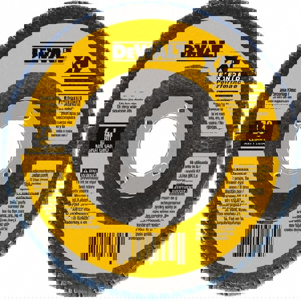 Flap Disc: 5/8-11 Hole, 80 Grit, Zirconia Alumina, Type 27