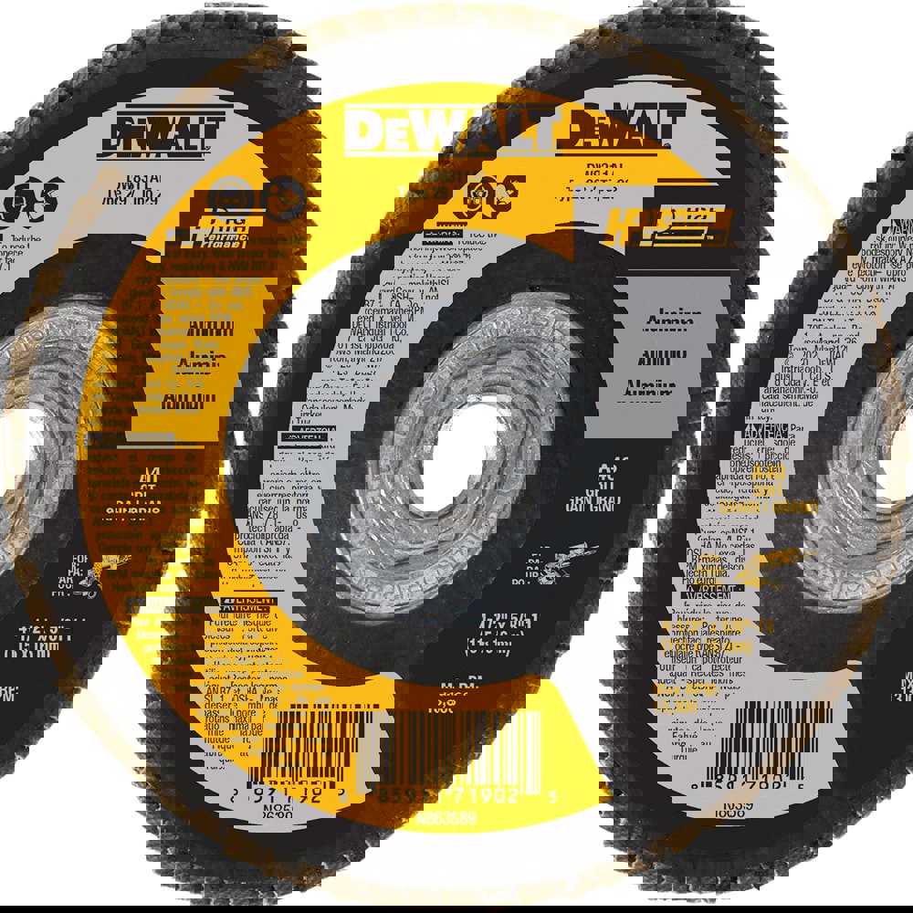 Flap Disc: 5/8-11 Hole, 60 Grit, Aluminum Oxide, Type 29