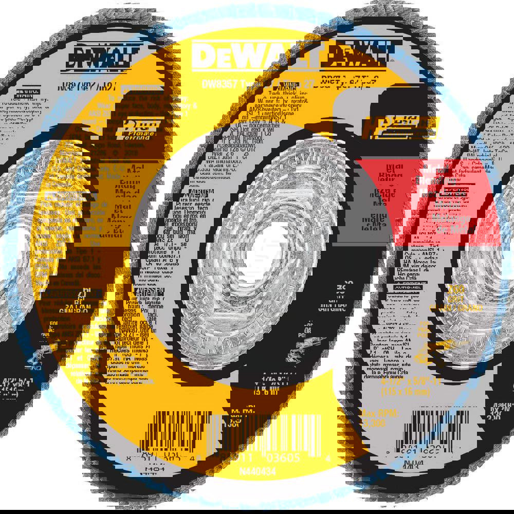 4-1/2X5/8-11 60G T27 HP FLAP DISC