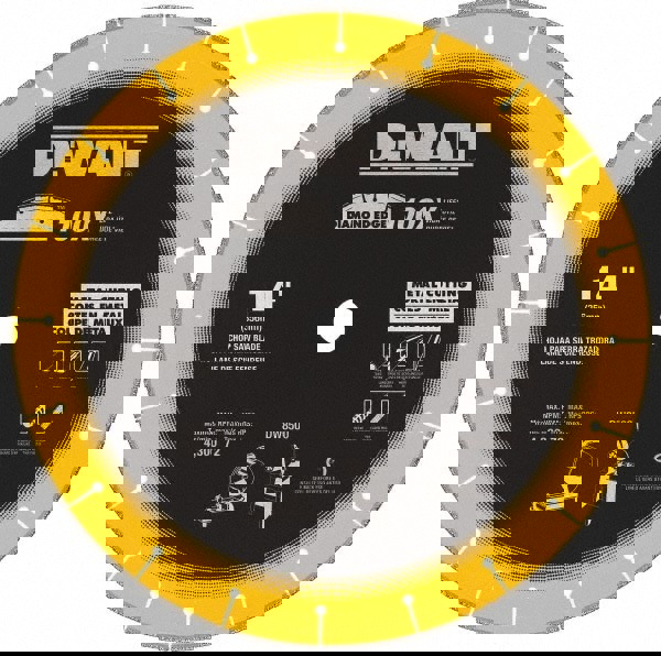 Wet & Dry Cut Saw Blade: 14