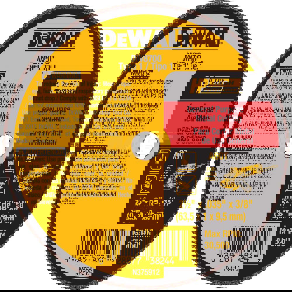 Cut-Off Wheel: Type 1 (01/41), 2-1/2