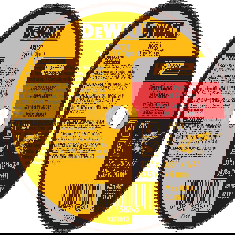 Cut-Off Wheel: Type 1 (01/41), 2-1/2