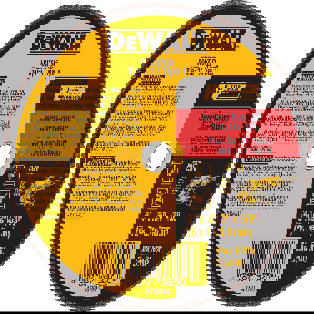 Cut-Off Wheel: Type 1 (01/41), 3