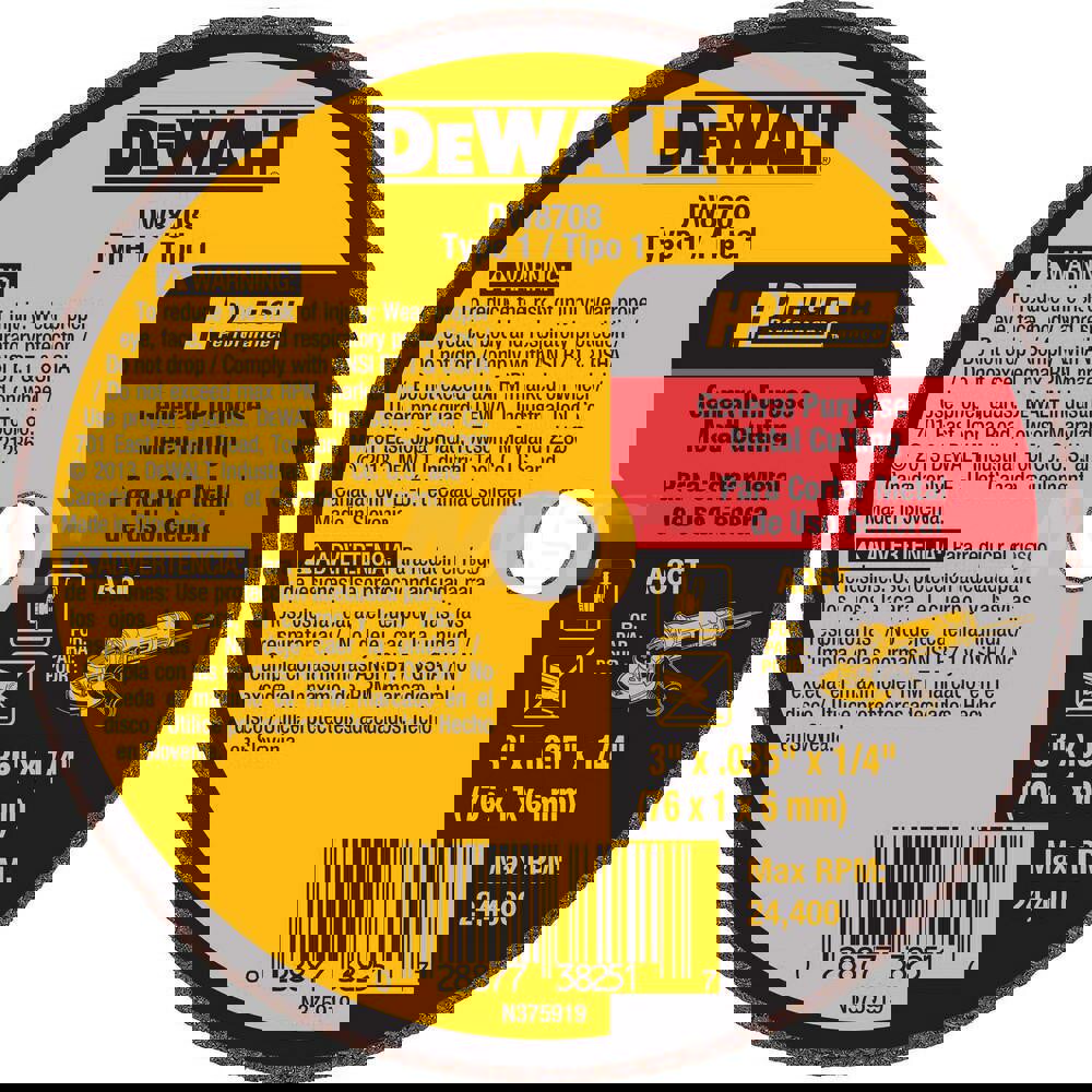 Cut-Off Wheel: Type 1 (01/41), 3