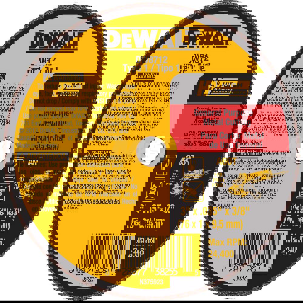 Cut-Off Wheel: Type 1 (01/41), 3
