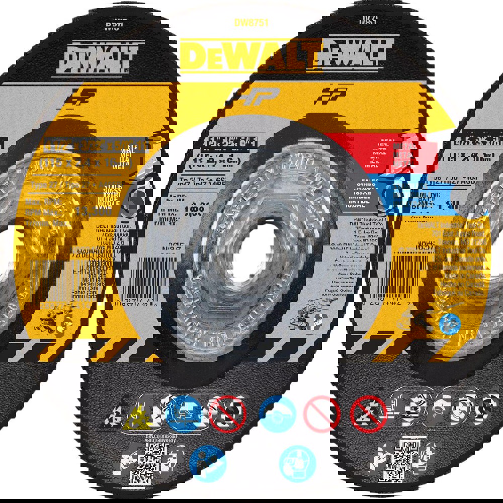 Depressed Grinding Wheel: Type 27 & Type 42, 4-1/2