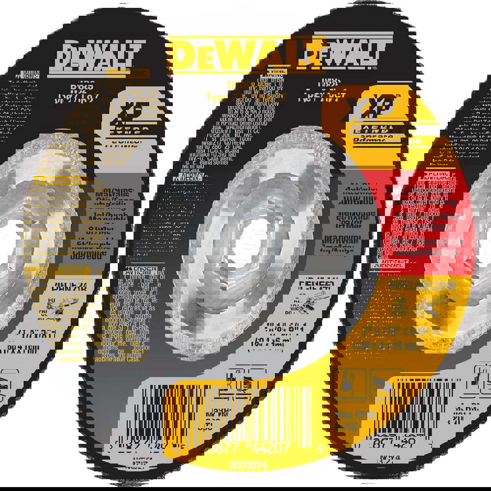 Depressed Grinding Wheel: Type 27, 7