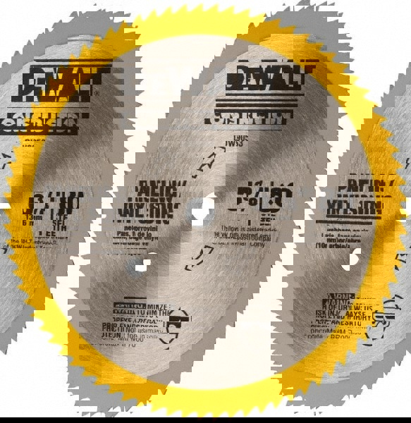 Wet & Dry Cut Saw Blade: 5-3/8
