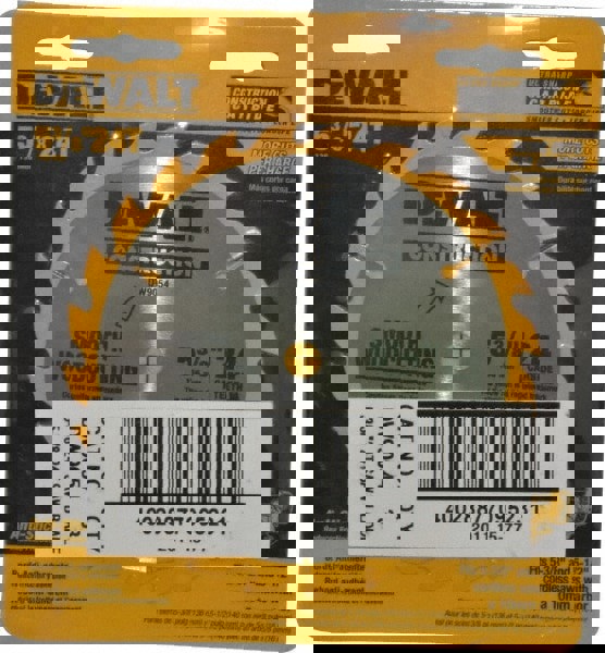 Wet & Dry Cut Saw Blade: 5-3/8