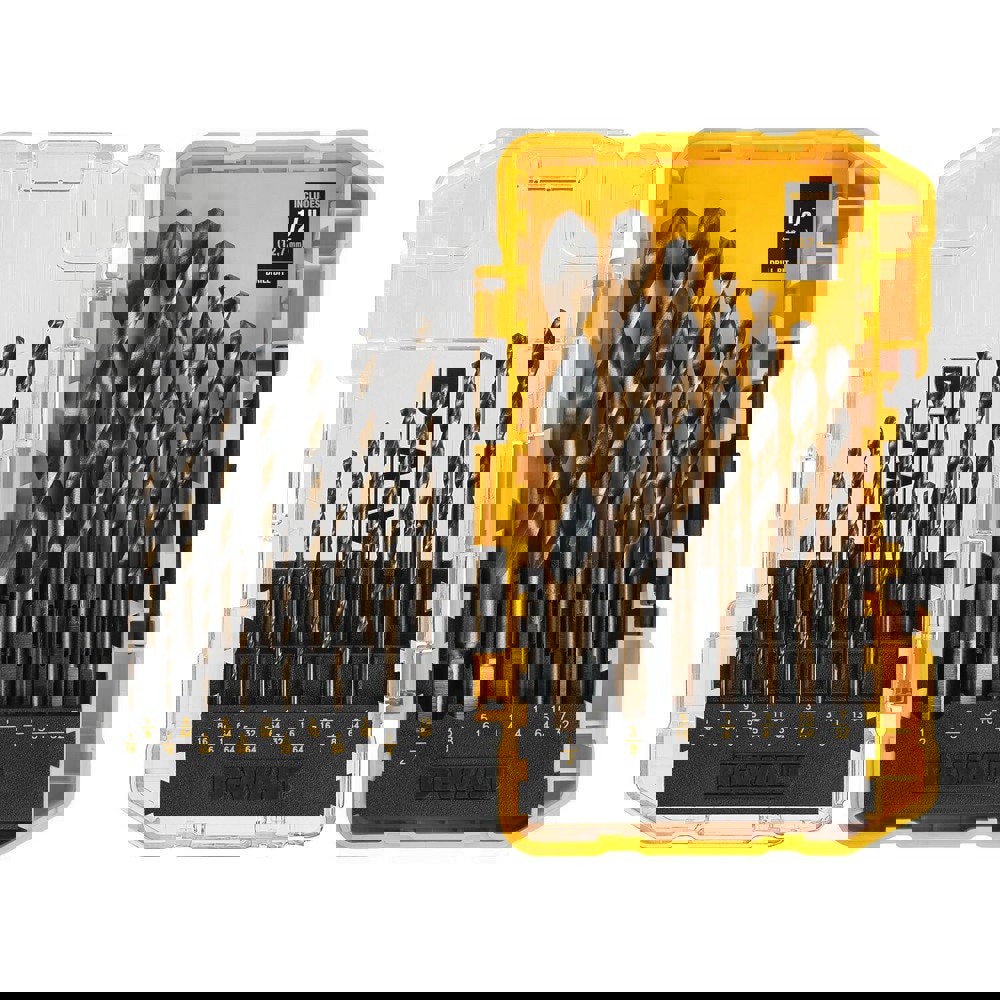 Drill Bit Set: Hex Shank Drill Bits, Steel