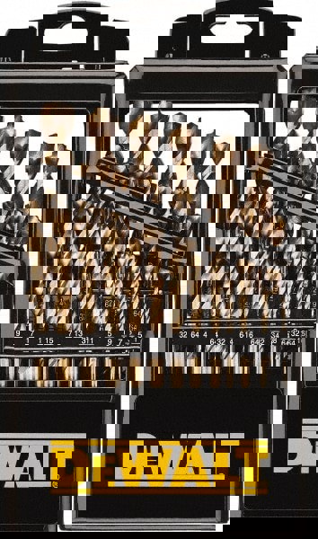 Drill Bit Set: Jobber Length Drill Bits, 29 Pc, 0.0625