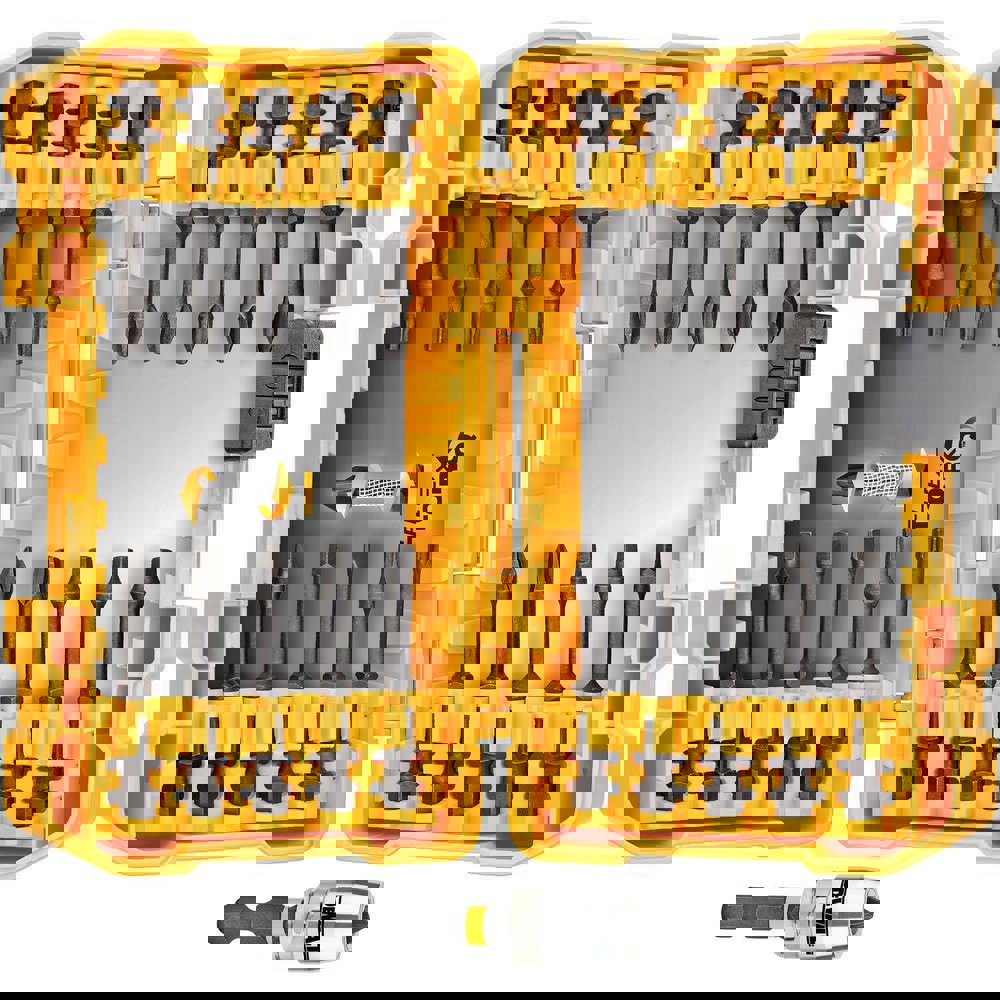 Power Screwdriver Phillips, Slotted, Square & Torx: 22 Pc