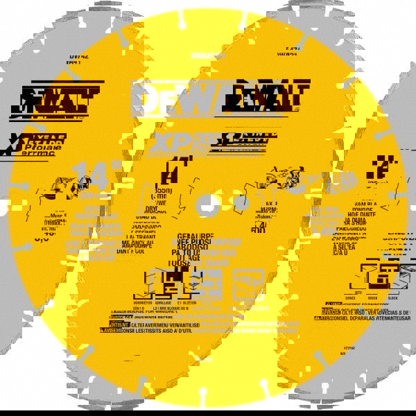 Wet & Dry Cut Saw Blade: 14