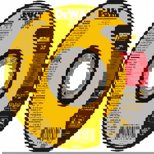 Cut-Off Wheel: Type 1 (01/41), 4-1/2