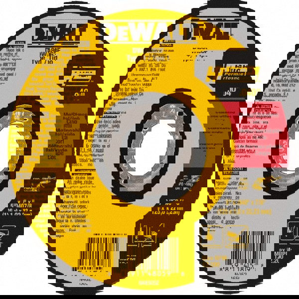 Cut-Off Wheel: Type 1 (01/41), 5