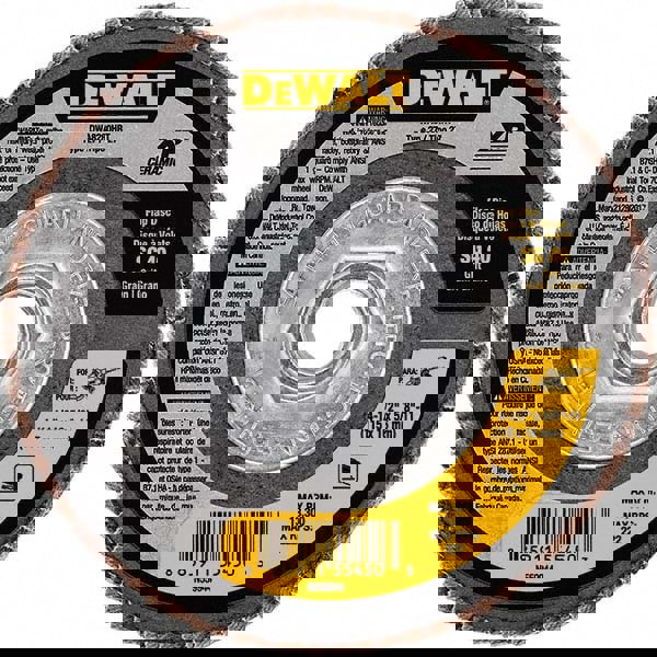 Flap Disc: 5/8-11 Hole, 40 Grit, Ceramic, Type 27