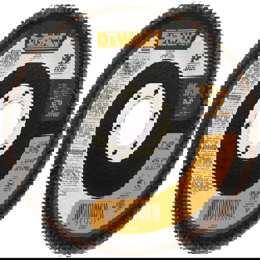 Flap Disc: 7/8-11 Hole, 60 Grit, Ceramic, Type 29