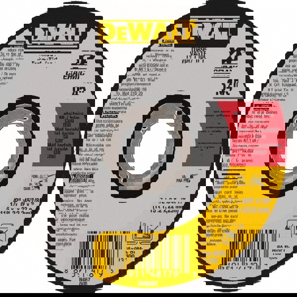 Cut-Off Wheel: Type 1 (01/41), 4-1/2