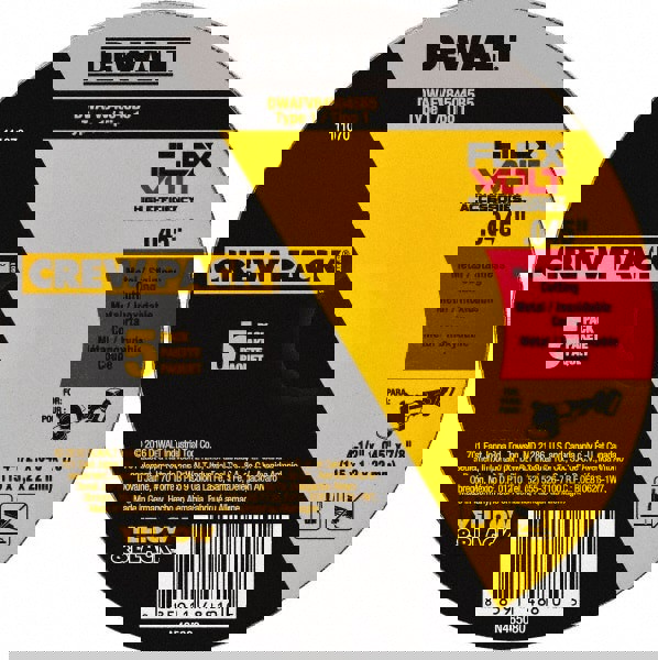 Cut-Off Wheel: Type 1 (01/41), 4-1/2