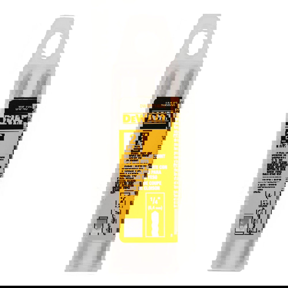 Power Saw Accessories; Accessory Type: Cut Out Bit ; For Use With: Drywall ; Material: Steel ; Bit Size: 0.25in ; Includes: Pilot Point Cut ; UNSPSC Code: 27112800