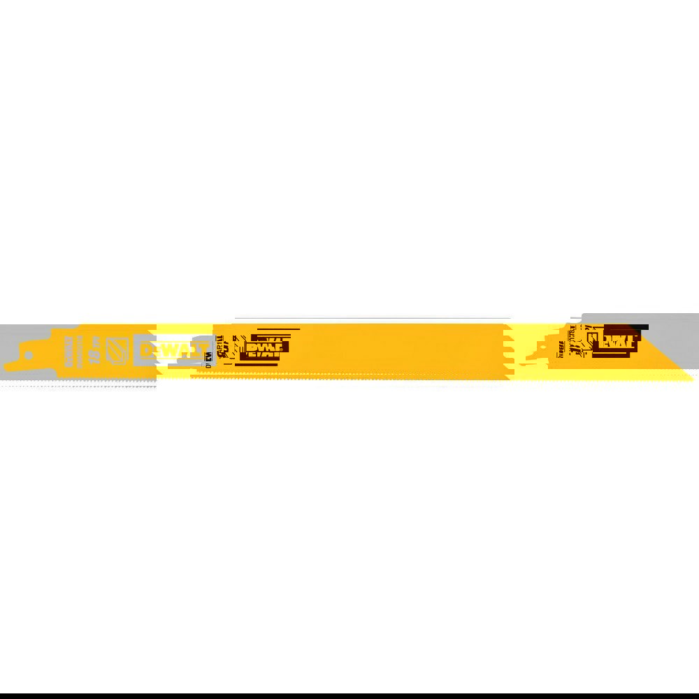 Reciprocating Saw Blades; Blade Material: Bi-Metal ; Blade Length (Inch): 12 ; Blade Width (Inch): 1 ; Teeth Per Inch: 18 ; Blade Thickness (Decimal Inch): 0.0500 ; Profile Shape: Straight