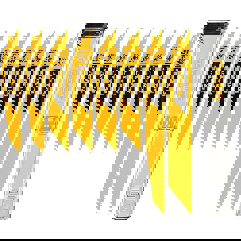 Reciprocating Saw Blade Sets; Blade Material: Bi-Metal; Minimum Blade Length (Inch): 6 in; Maximum Blade Length (Inch): 9 in; Minimum Blade Thickness (Decimal Inch): 0.375 in; Maximum Blade Thickness (Decimal Inch): 0.25 in; Profile Shape: Tapered; Straig