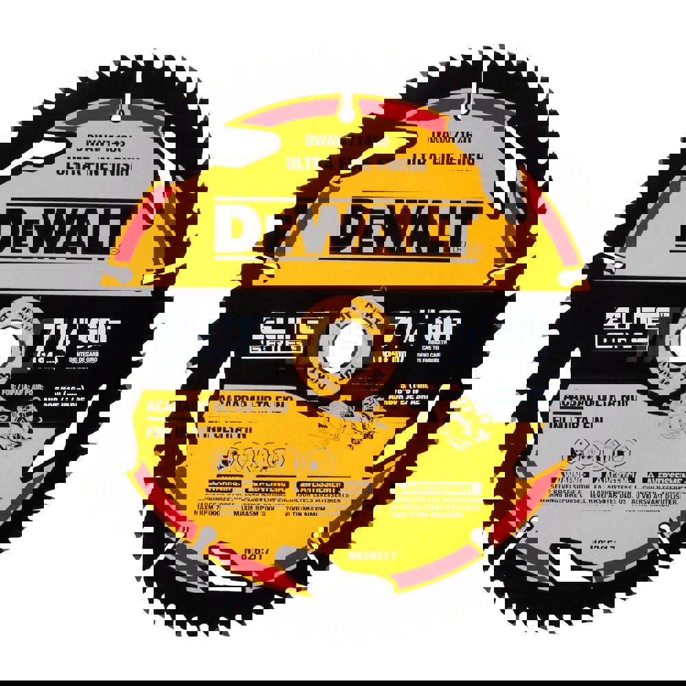 Wet & Dry Cut Saw Blade: 7-1/4