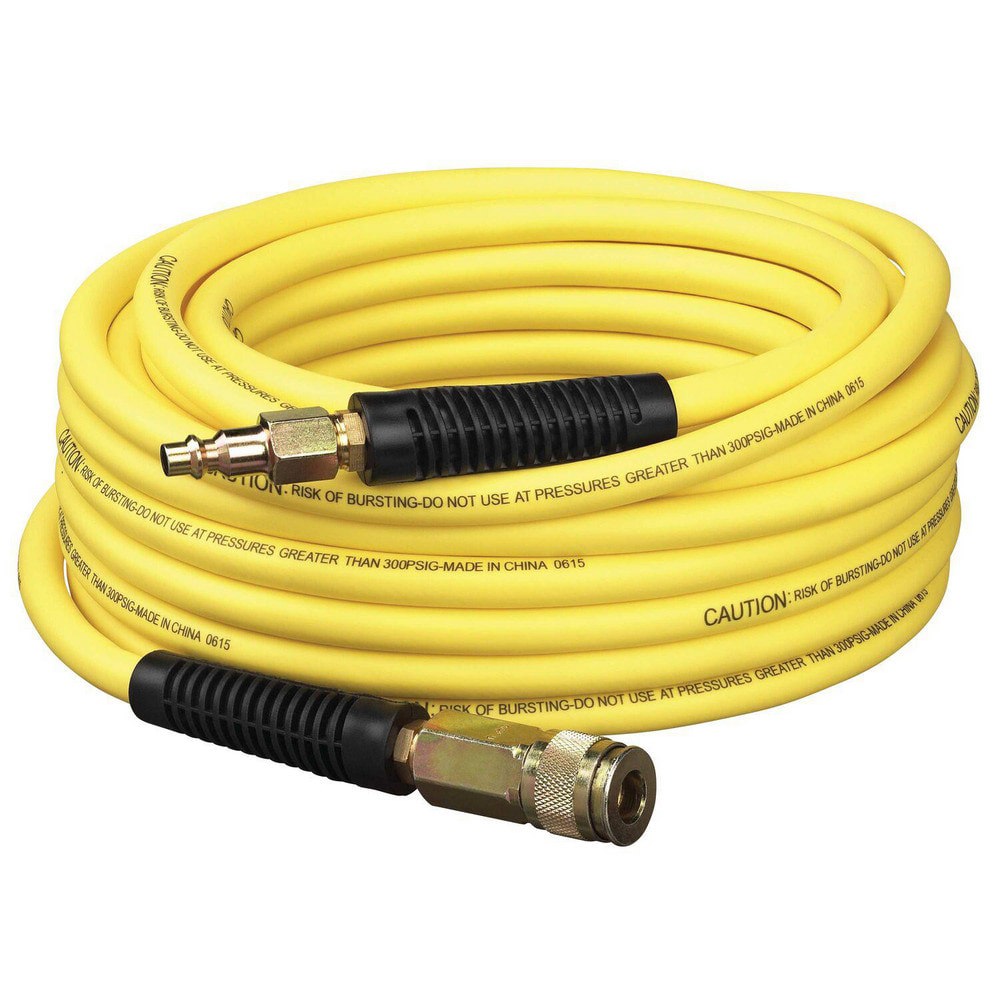 Air & Multi-Purpose Hose; Hose Type: Multipurpose Air Hose ; Length Ft. (Feet): 50 ; Type: Air Hose ; Color: Yellow ; Material: Hybrid Polymer ; Inside Diameter (Inch): 1/4