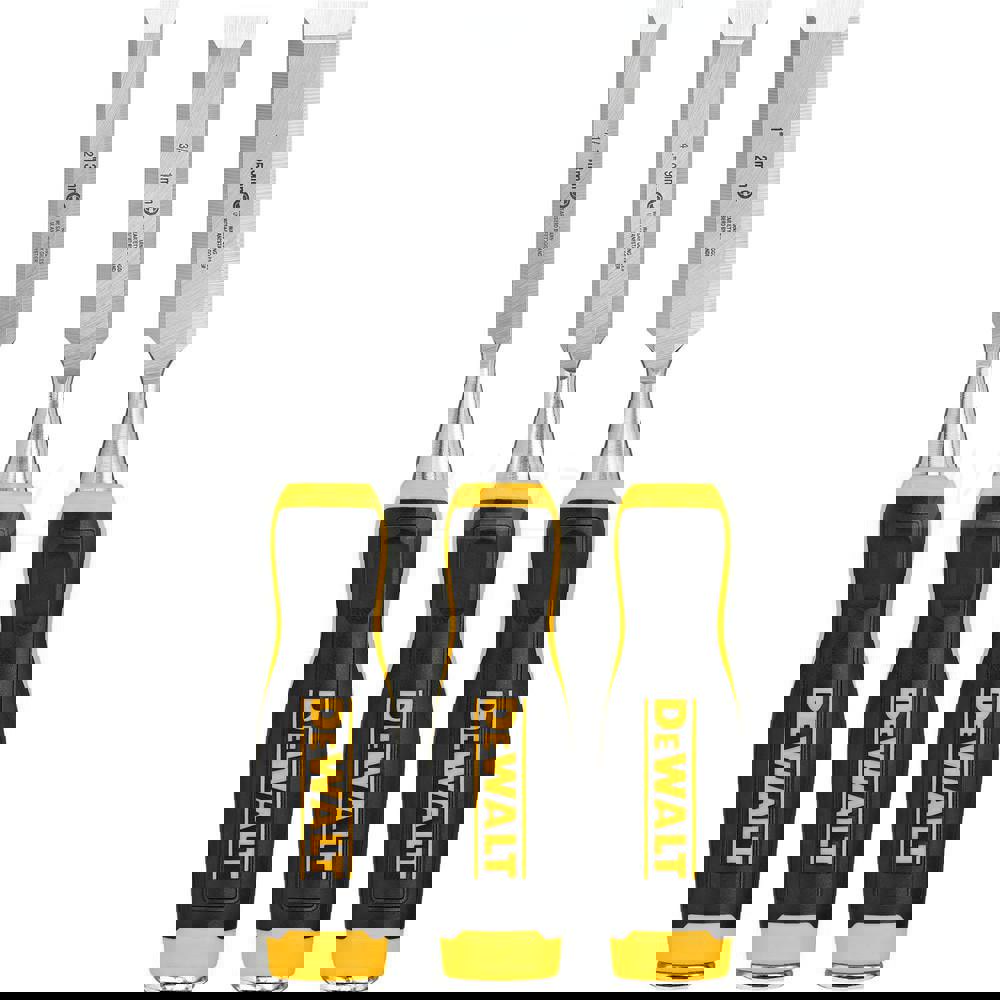 Chisel Sets; Handle Material: Rubber Grip ; Chisel Size: 1/2 - 1 in ; Number Of Pieces: 3 ; UNSPSC Code: 27111900