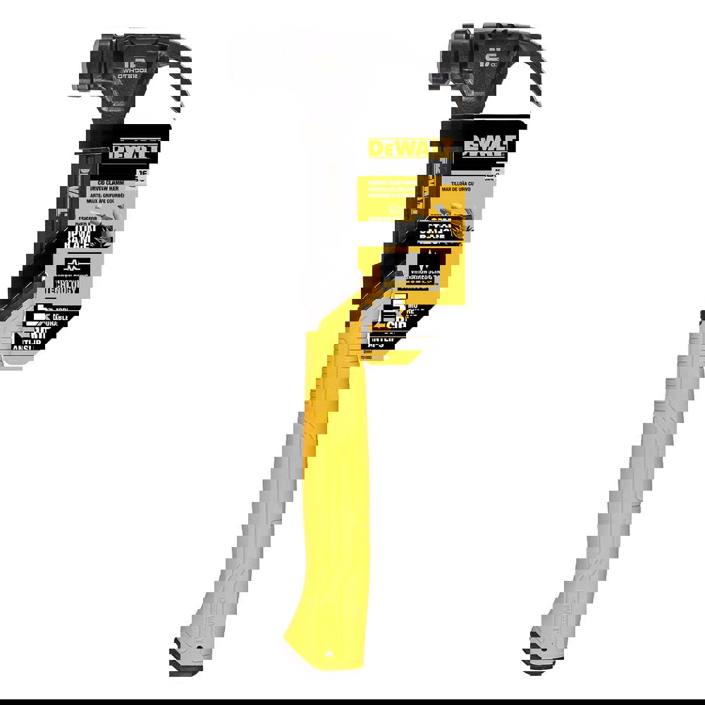 Nail & Framing Hammers; Claw Style: Curved; Head Weight (Lb): 1 lb; Head Weight (Oz): 16 oz; Handle Material: Steel; Face Surface: Smooth; Handle Color: Yellow; Black; Grip Style: Ergonomic; Replaceable Handle: No; Tether Style: Not Tether Capable; Featur