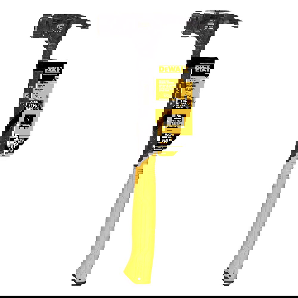 Nail & Framing Hammers; Claw Style: Straight; Head Weight (Lb): 1.75 lb; Head Weight (Oz): 28 oz; Handle Material: Steel; Face Surface: Milled; Handle Color: Yellow; Black; Grip Style: Ergonomic; Replaceable Handle: No; Tether Style: Not Tether Capable; F