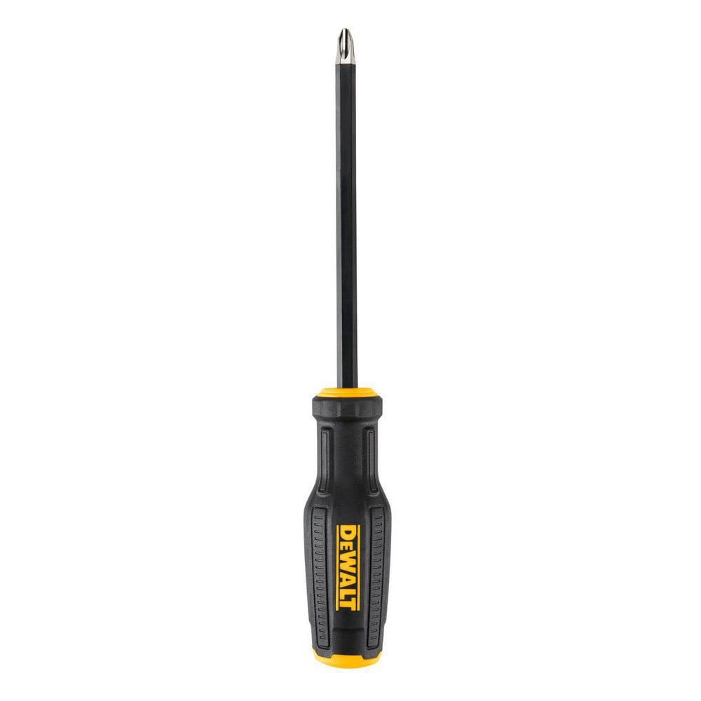 Phillips Screwdrivers; Overall Length (Decimal Inch): 10.7000 ; Handle Type: Ergonomic ; Phillips Point Size: #3 ; Handle Color: Black; Yellow ; Blade Length (Inch): 6 ; Handle Length (Decimal Inch - 4 Decimals): 4.7000
