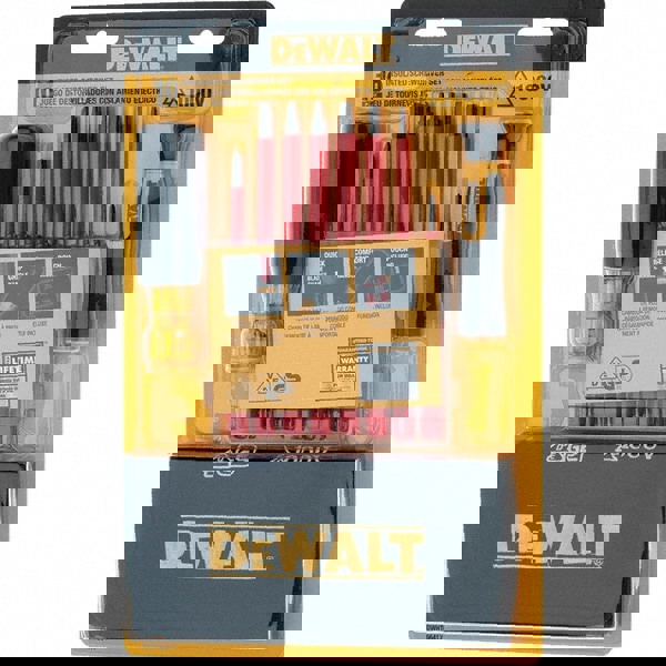 Screwdriver Set: 10 Pc, Phillips & Slotted