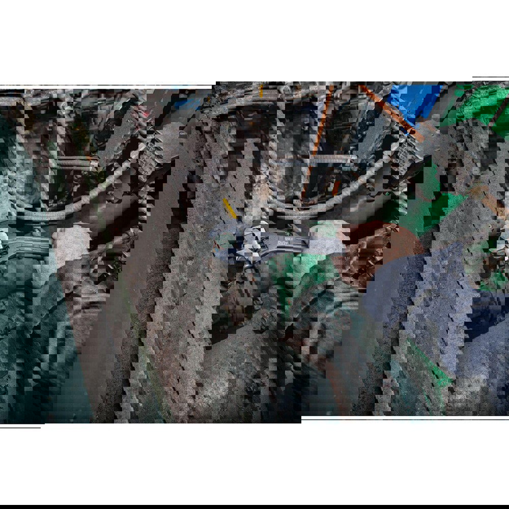 Adjustable Wrenches; Overall Length (Inch): 12 ; Finish: Black ; Handle Type: Plain ; Measuring Scale: Yes ; Jaw Capacity (Inch): 1-21/32 ; Ratcheting: No