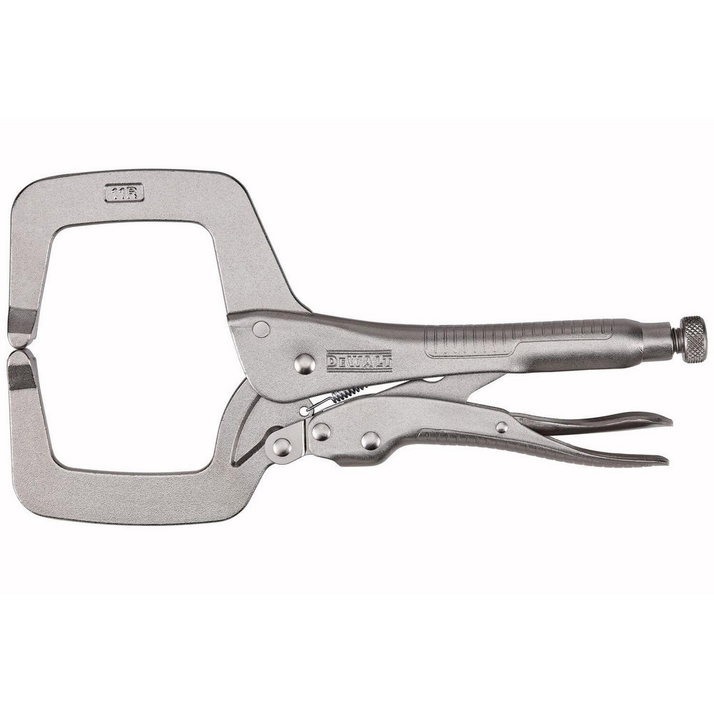Locking Pliers; Adjustable: Yes ; Jaw Texture: Smooth ; Jaw Capacity: 3.375in ; Jaw Width: 5.375in ; Overall Length (Inch): 11 ; Jaw Depth: 2-5/8 (Inch)