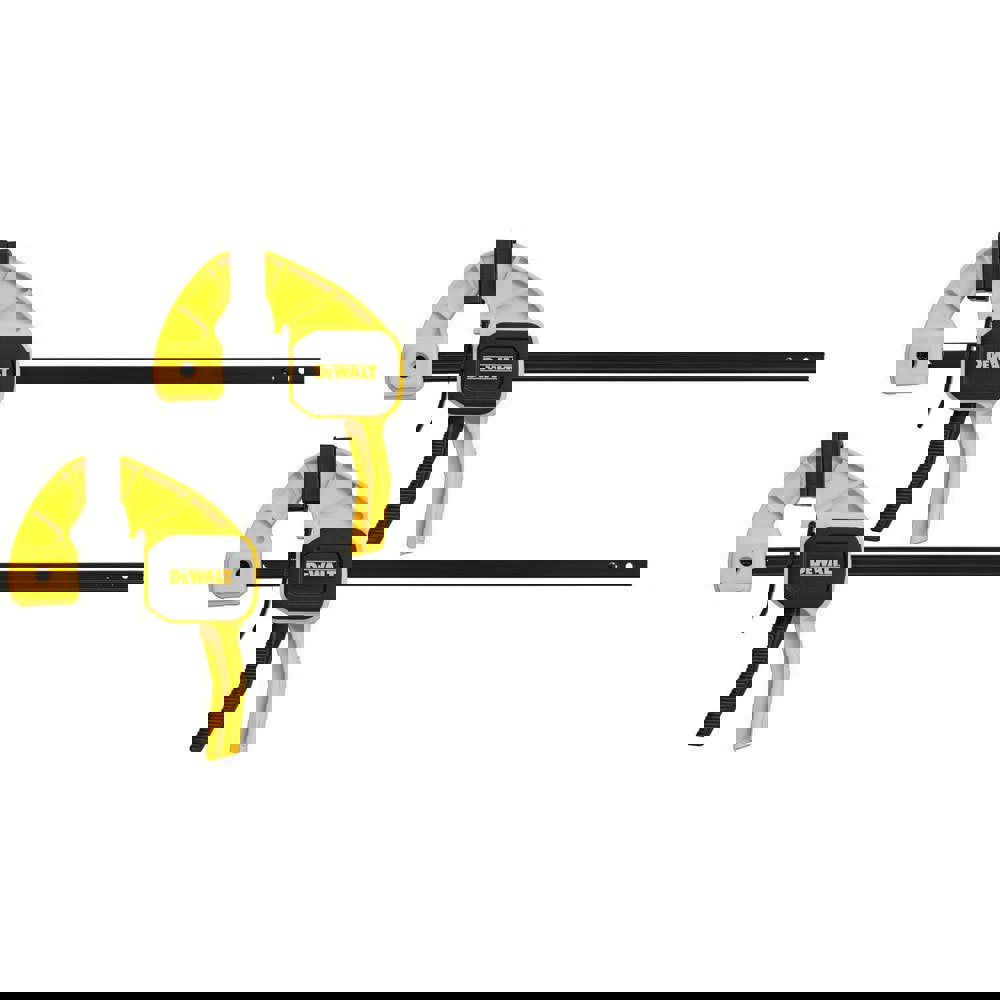 Bar Clamps; Maximum Capacity (Inch): 12 ; Clamping Pressure (Lb.): 200.00 ; Overall Length (Inch): 12 ; Throat Depth (Inch - 0 Decimals): 3 ; Includes: 2 Trigger Clamps ; UNSPSC Code: 27112103
