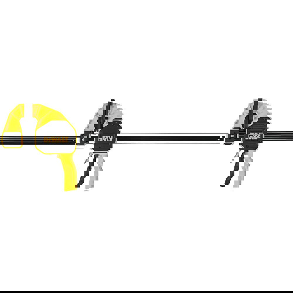 Bar Clamps; Maximum Capacity (Inch): 24 ; Clamping Pressure (Lb.): 600.00 ; Overall Length (Inch): 24 ; Throat Depth (Inch - 0 Decimals): 3-3/4 ; Includes: 1-Trigger Clamp ; UNSPSC Code: 27112103