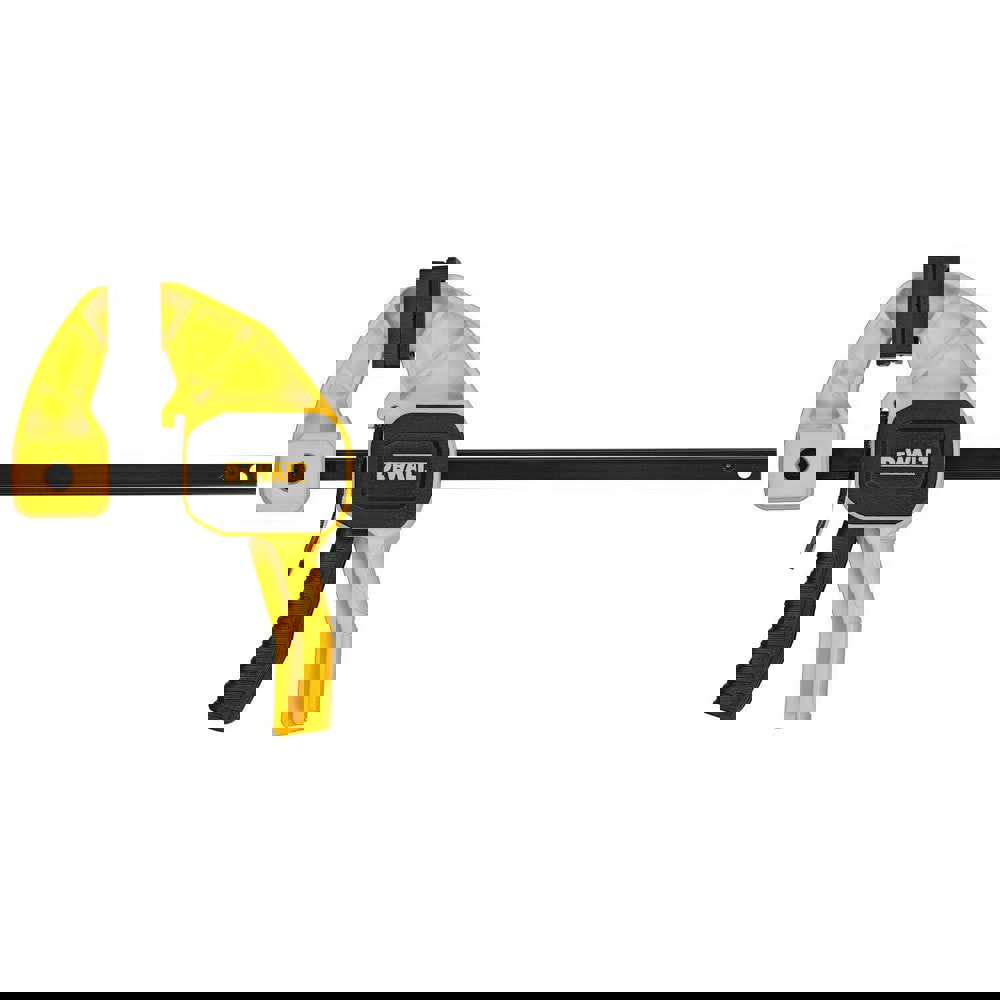 Bar Clamps; Maximum Capacity (Inch): 4-1/2 ; Clamping Pressure (Lb.): 35.00 ; Overall Length (Inch): 4-1/2 ; Throat Depth (Inch - 0 Decimals): 1-1/2 ; Includes: 1-Trigger Clamp ; UNSPSC Code: 27112103