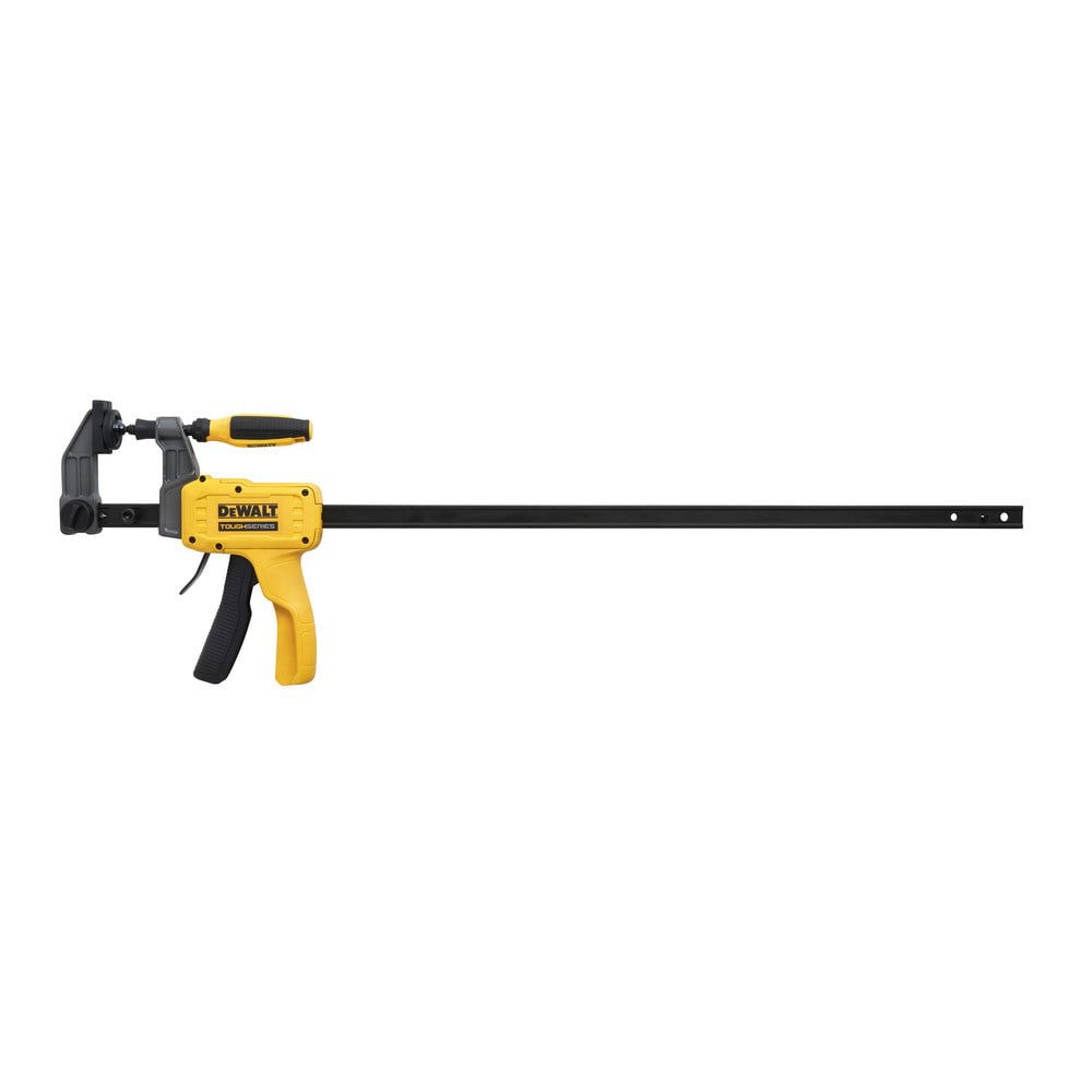 Bar Clamps; Maximum Capacity (Inch): 24 ; Overall Length (Inch): 24 ; Rail Material: Steel ; Replaceable Pads: No ; Handle Material: Plastic Resin ; Application: Cabinet Building; Glue Ups; Woodworking:Workholding