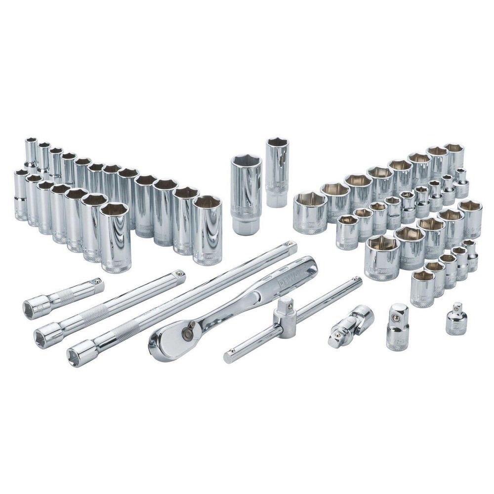Standard Socket Set: 57 Pc,