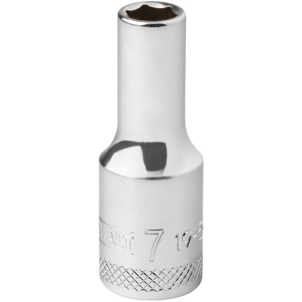 Hand Sockets; Socket Type: Deep ; Socket Size (mm): 7.00 ; Drive Size: 3/8 ; Drive Style: Impact ; Number Of Points: 6 ; Overall Length (Inch): 1-25/32