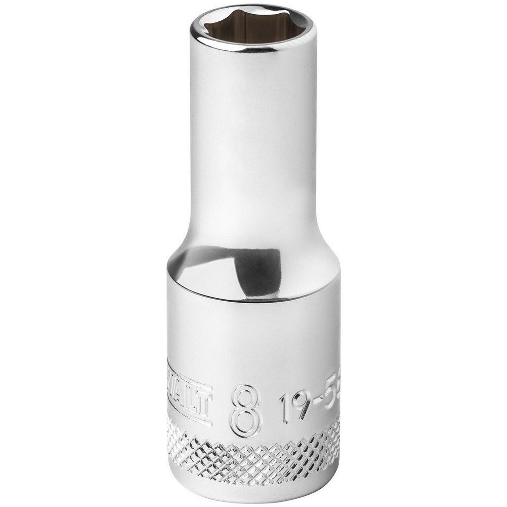 Hand Sockets; Socket Type: Deep ; Socket Size (mm): 8.00 ; Drive Size: 3/8 ; Drive Style: Impact ; Number Of Points: 6 ; Overall Length (Inch): 1-25/32
