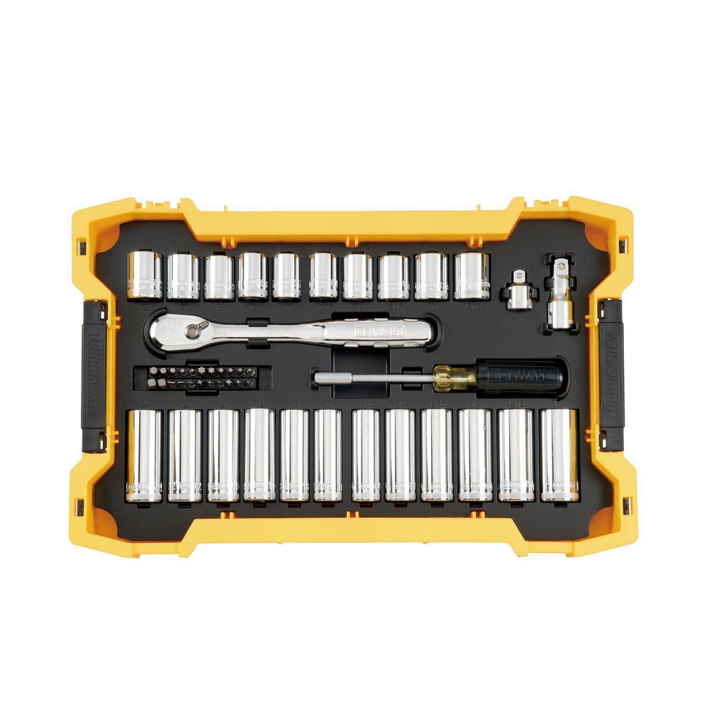 Combination Hand Tool Set: 85 Pc, Mechanic's Tool Set, 3/8