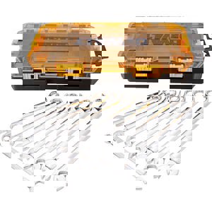 TOOL BX W/ METRIC COMB WRCH SET