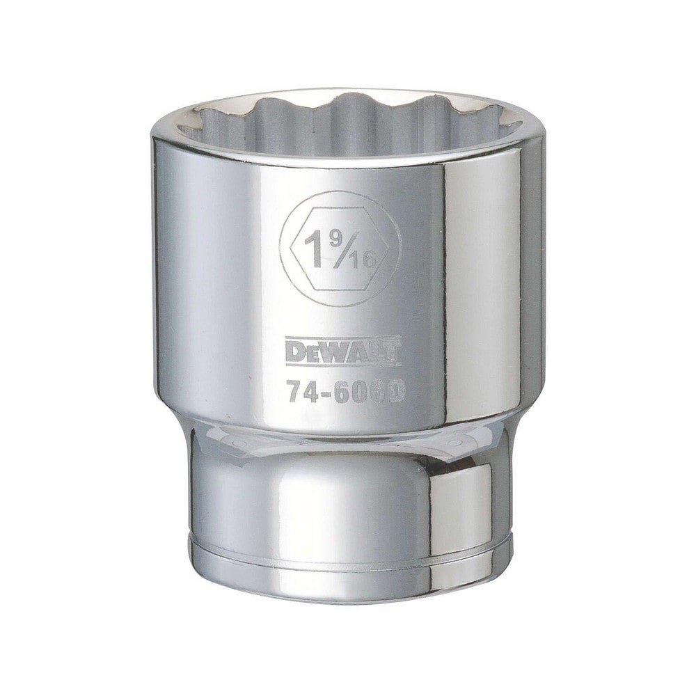Hand Sockets; Socket Type: Standard ; Socket Size (Inch): 1-9/16 ; Drive Size: 3/4 ; Drive Style: Hex ; Number Of Points: 12 ; Overall Length (Inch): 2-7/16