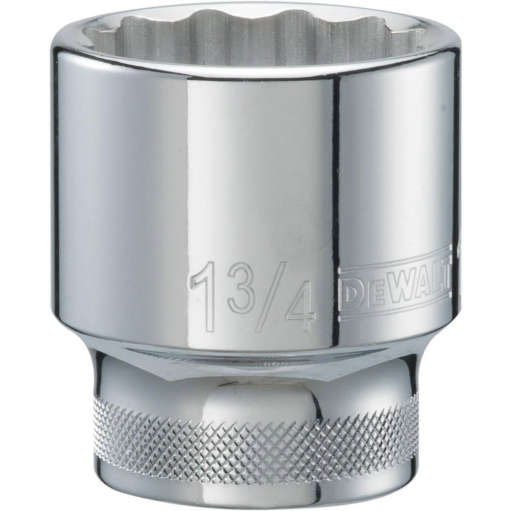 Hand Sockets; Socket Type: Standard ; Socket Size (Inch): 1-3/4 ; Drive Size: 3/4 ; Drive Style: Hex ; Number Of Points: 12 ; Overall Length (Inch): 2-19/32