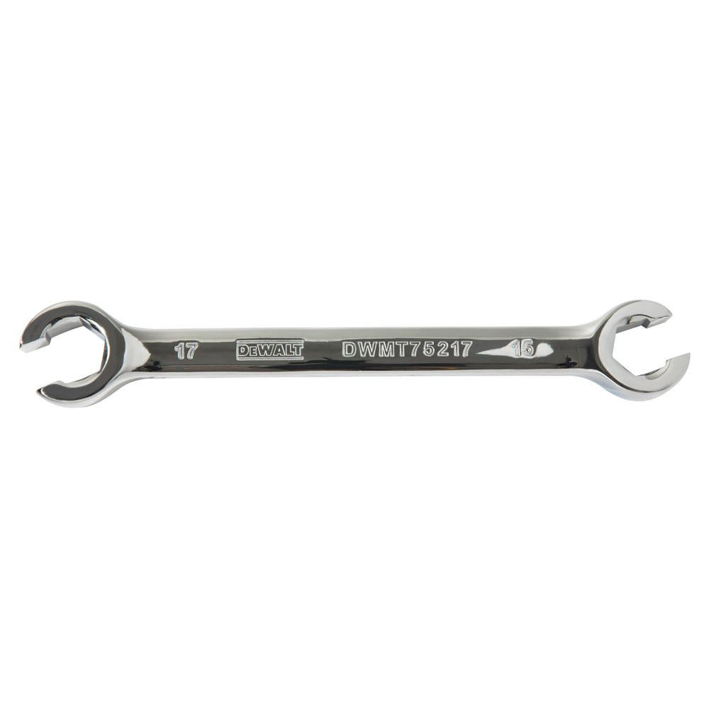 Flare Nut Wrenches; Wrench Type: Open End ; Head Type: Straight ; Double/Single End: Double ; Opening Type: 6-Point Flare Nut ; Material: Steel ; Finish: Chrome