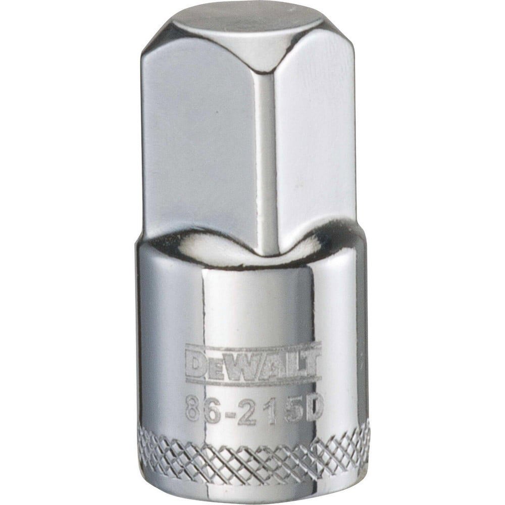 Socket Adapters & Universal Joints; Adapter Type: Adapter ; Male Size: 1/2 ; Female Size: 3/8 ; Male Drive Style: Hex ; Overall Length (Inch): 1/2 ; Female Drive Style: Hex