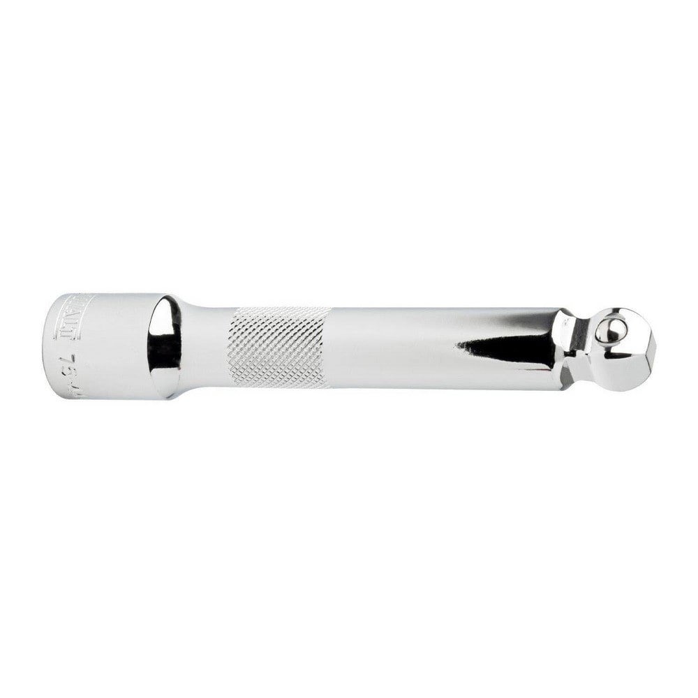 Socket Extensions; Extension Type: Wobble ; Drive Size: 1/2 (Inch); Finish: Chrome ; Overall Length (Inch): 5 ; Overall Length (Decimal Inch): 5.0000 ; Material: Chromium-Vanadium Steel; Steel